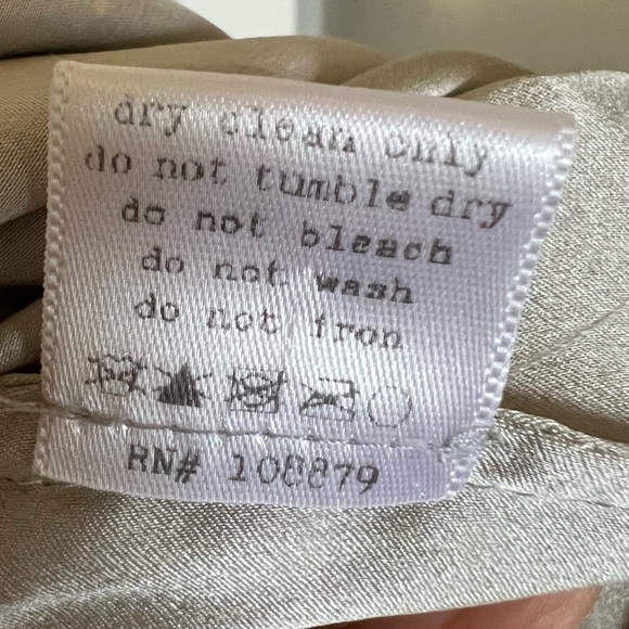 Rag & Bone Handmade In New York Top Tan Size 8 Good Condition - Picture 9 of 9